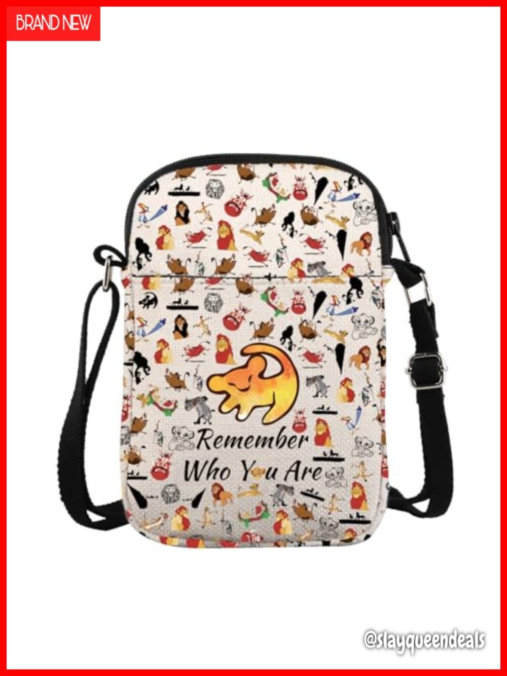 Waterproof Polyester Lion Crossbody Messenger Bag Shoulder Bag Gift